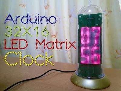 PM50_Arduino32X16LedMatrixClock