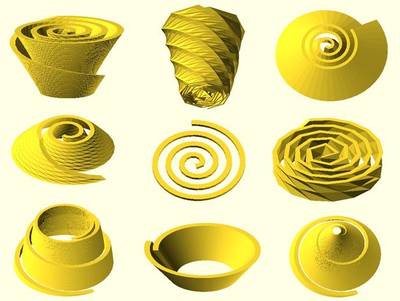 Archimedean spiral generator