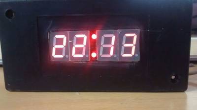 Digital Clock using one shift register