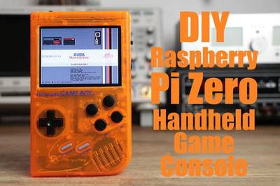 DIY Raspberry Pi Zero Handheld Game Console