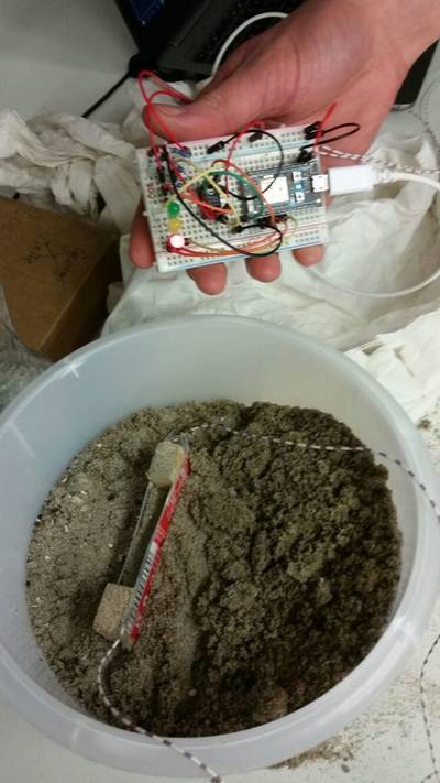 Capacative Soil Moisture Sensor (self-made)