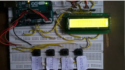 DIY an Arduino Voting Machine