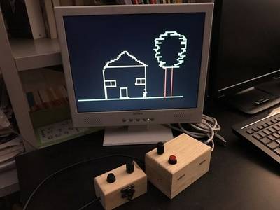 VGA Etch-a-Sketch With Arduino Uno