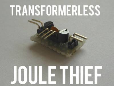 Transformerless Adjustable Joule Thief