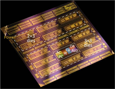 Microprocessors based on a layer of just three atoms