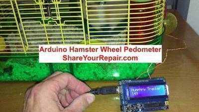 Arduino Hamster Wheel Pedometer