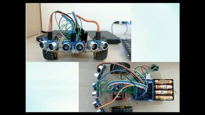 Obstacle Detection Robot Using Three Ultrasonic Sensors and Arduino UNO
