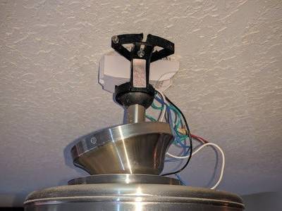 Wifi controlled ceiling fan