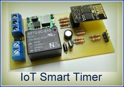 ESP8266-01 IoT Smart Timer for Home Automation