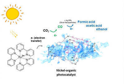Lights! Action! Photo-Activated Catalyst Grabs CO2 to Make Ingredients for Fuel