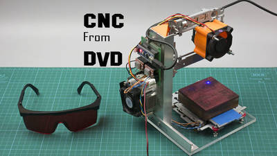 Arduino CNC Laser Enrgaver From DVD Drive