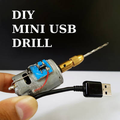 DIY Mini USB Drill