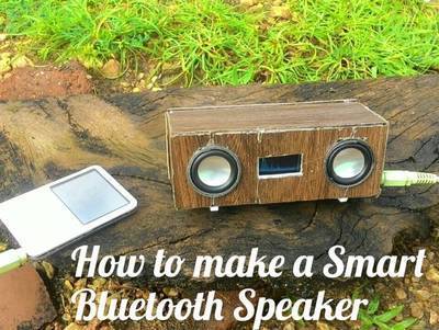 DIY Smart Bluetooth Speakers With Spectrum Analyser