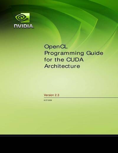 OpenCL Programming Guide for the CUDA Architecture