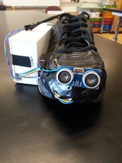 Vision Shoe (Shoe for the Blind)