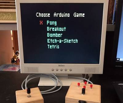 Arduino VGA Console With Five Games