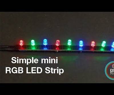 How to Make a Simple Mini RGB LED Strip