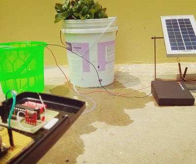 Remote Controlled + Solar Powered Watering System