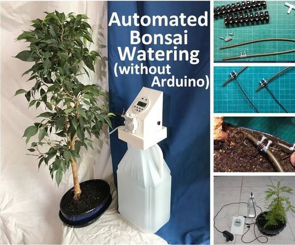 Automated Bonsai Watering (without Arduino)