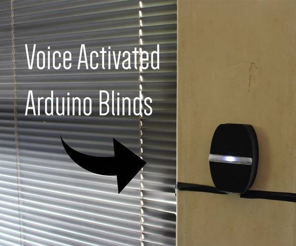 Voice Activated Arduino Blinds