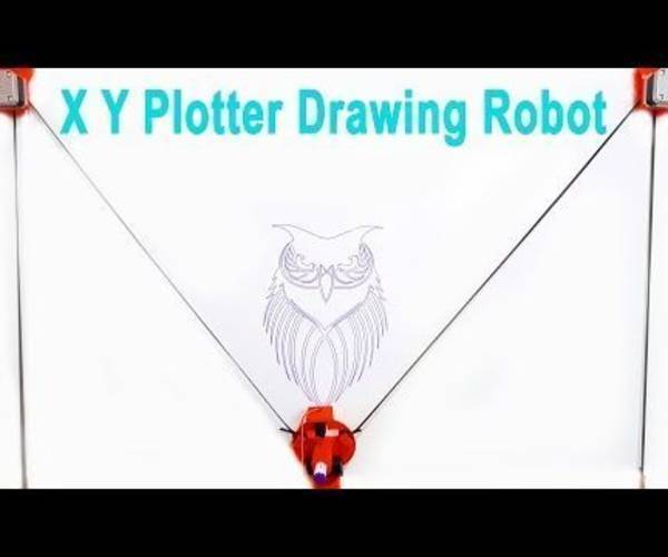 XY Plotter Drawing Robot | Arduino | Polargraph