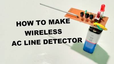 How to make an AC line detector