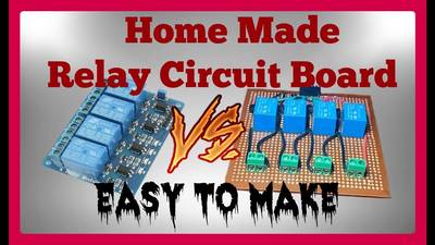 How to Make Relay Circuit Board For Arduino
