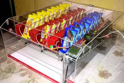 Snack Vending Machine powered by Arduino