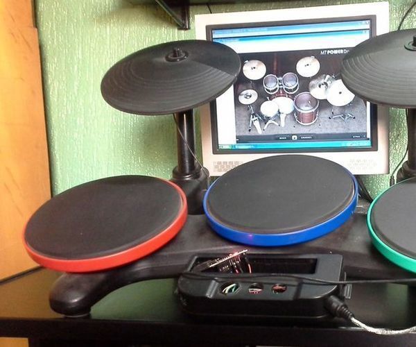 Arduino MIDI Drums (Wii Band Hero)+Daw+Vst