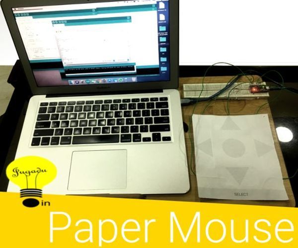 Arduino Based USB Paper Gesture Mouse