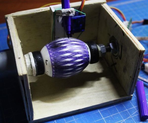 Cheap and Simple Arduino Eggbot