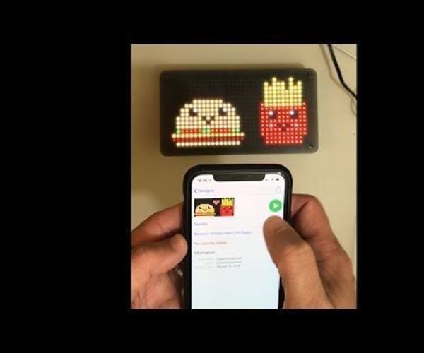 Pixel Art LED Frame With Free Bluetooth Apps