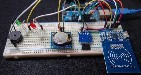 Arduino Time Attendance System with RFID