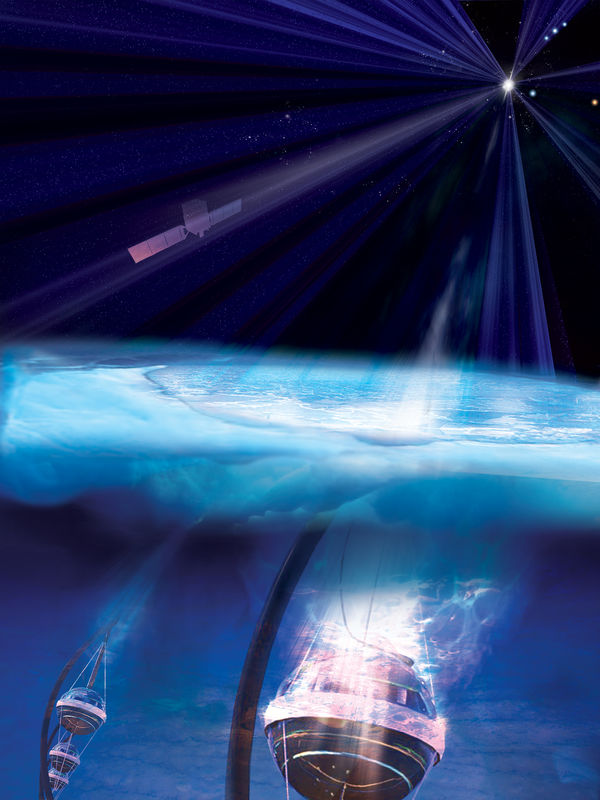 NASA's Fermi Traces Source of Cosmic Neutrino to Monster Black Hole