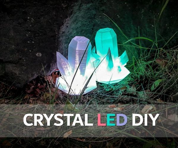 Crystal LED (Neopixel) DIY