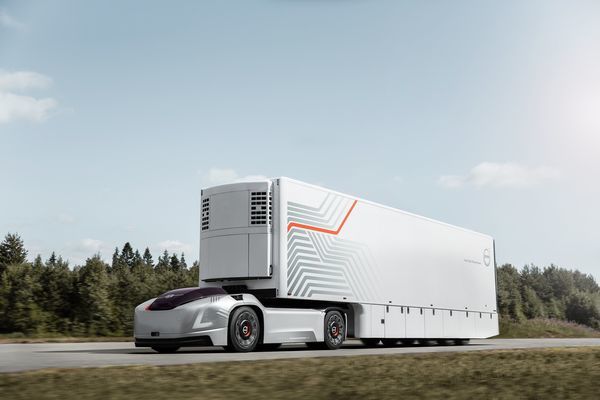 Volvo Trucks Presents Future Transport Solution With Autonomous Electric Vehicles