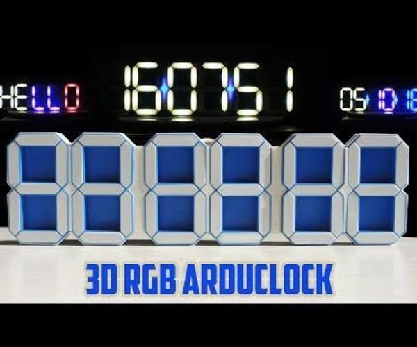3D Rgb Arduclock