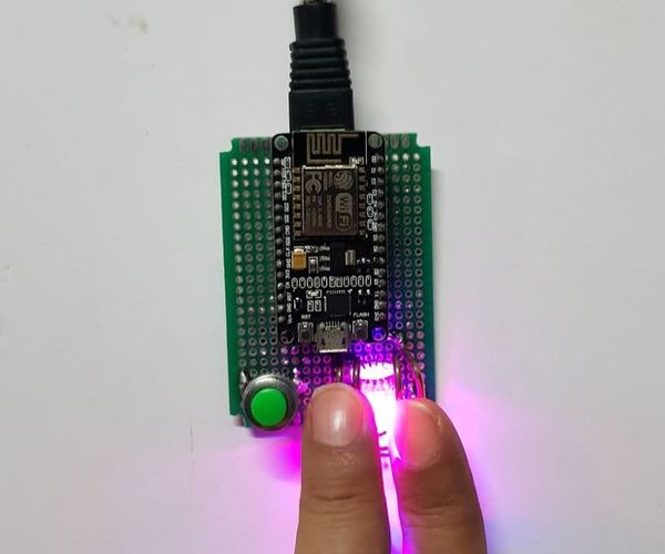 Wireless Illuminated Resistive Touch Button
