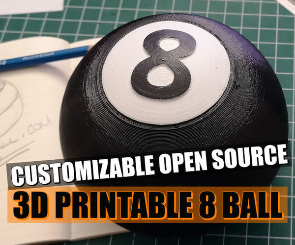 Magic 8 Ball, Open Source, Customizable, Fun and Easy to Build