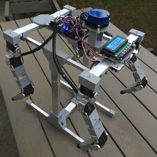 RAP an autonomous quadruped robot