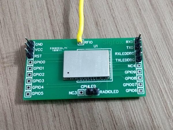 Open Source Breakout Board Sigfox to Send Data to Azure IoT
