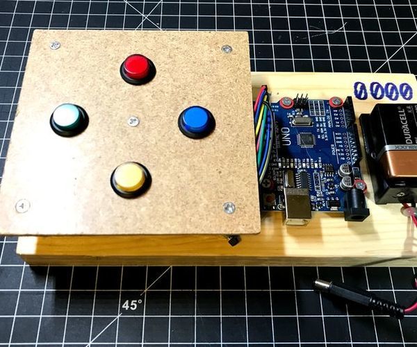 Simon & Whack-a-Mole Game Using Arduino (also in Tinkercad)