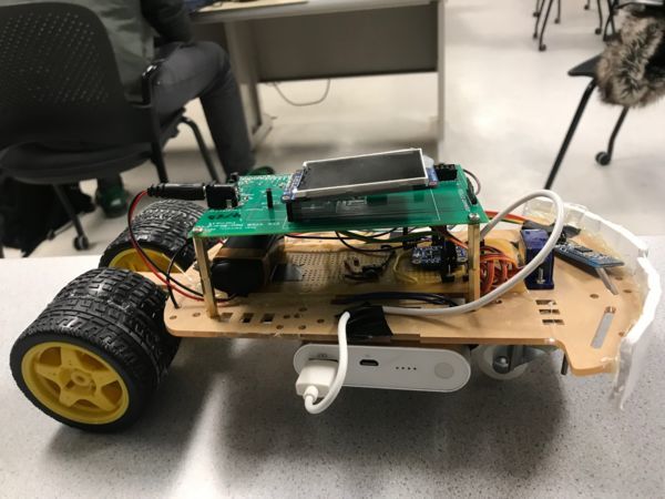 Robot Car Controlled by Hand Motions