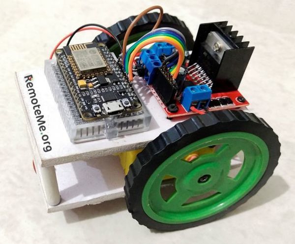 WiFi Controlled Robot Using ESP8266