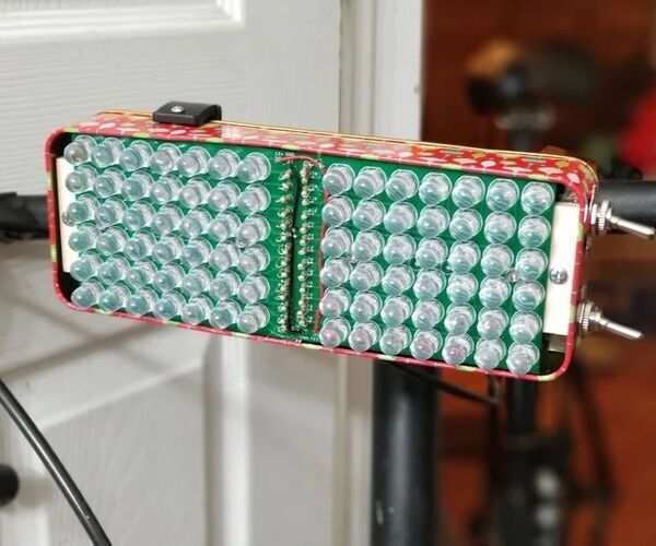 Very Bright Bike Light Using Custom Light Panel PCBs