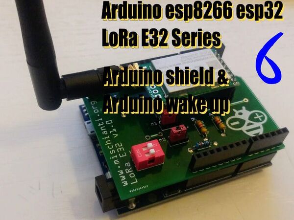 LoRa E32 Device Arduino Shield - 8Km Support