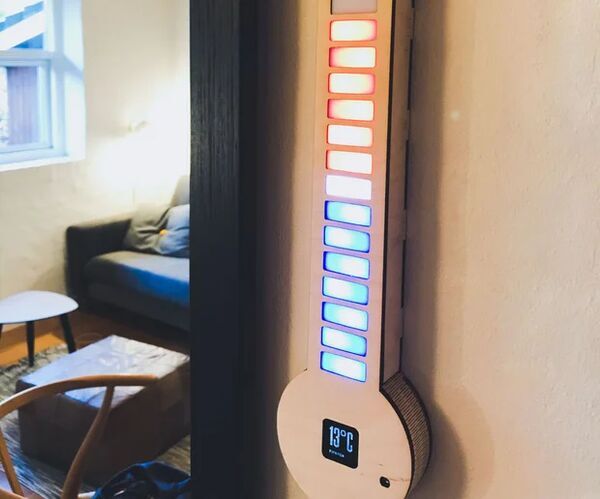 Digital RPi LED Thermometer