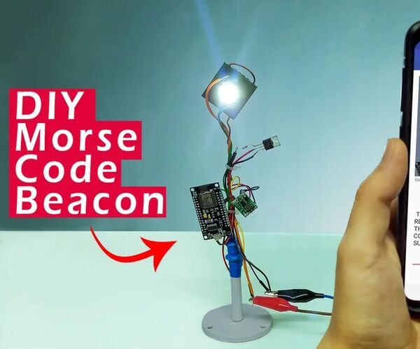 Transmit and Receive Morse Code Using Light With Arduino and Smartphone's Camera