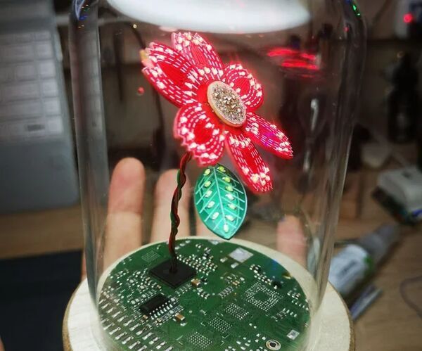 PCB LED Flower