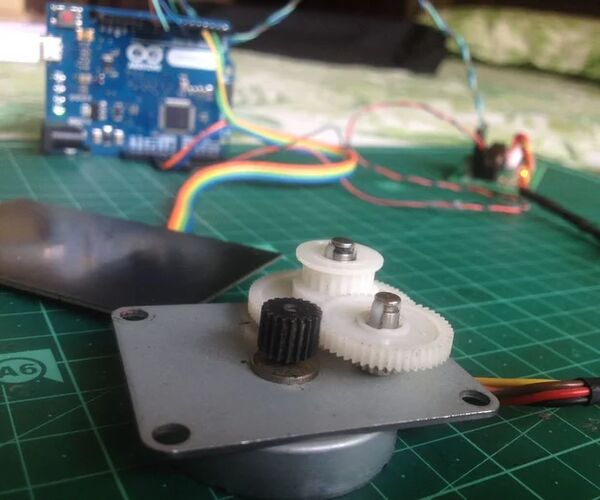 Reuse Old Laptop's Touchpad to Control a Stepper Motor